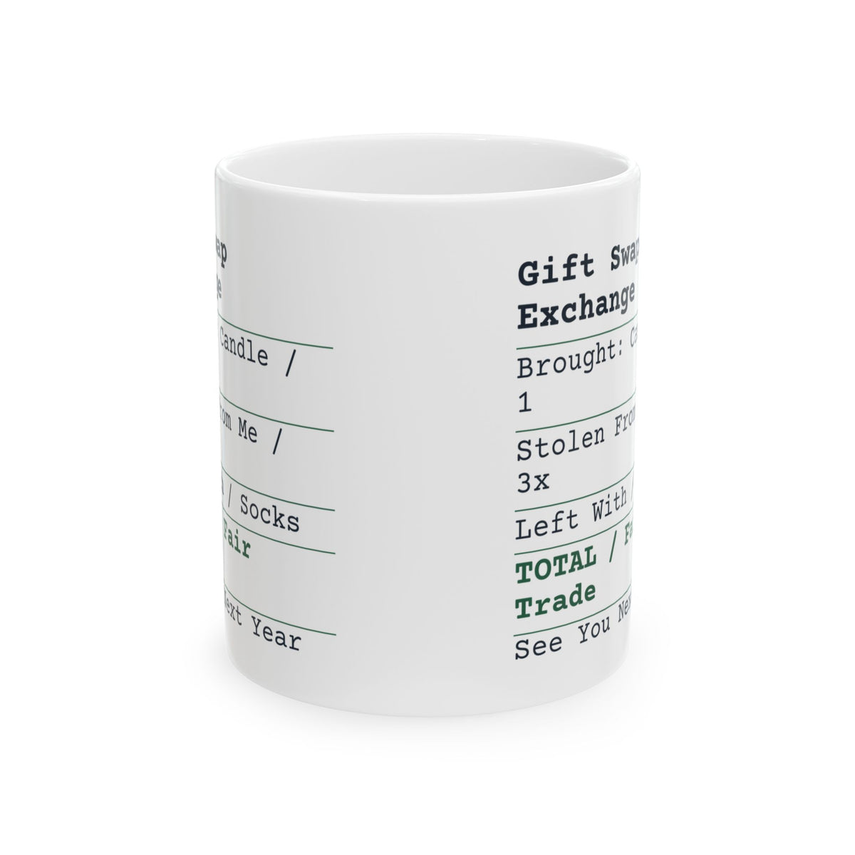 Funny White Elephant Coffee Mug Stolen From Me 3x Left With Socks