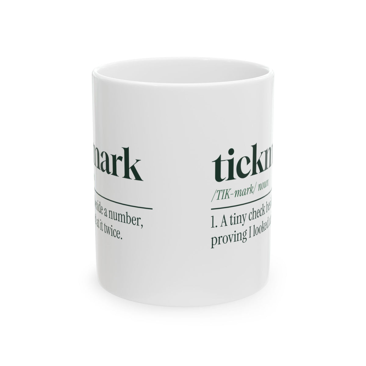 Funny Accountant Coffee Mug Tickmark Definition For Accountants