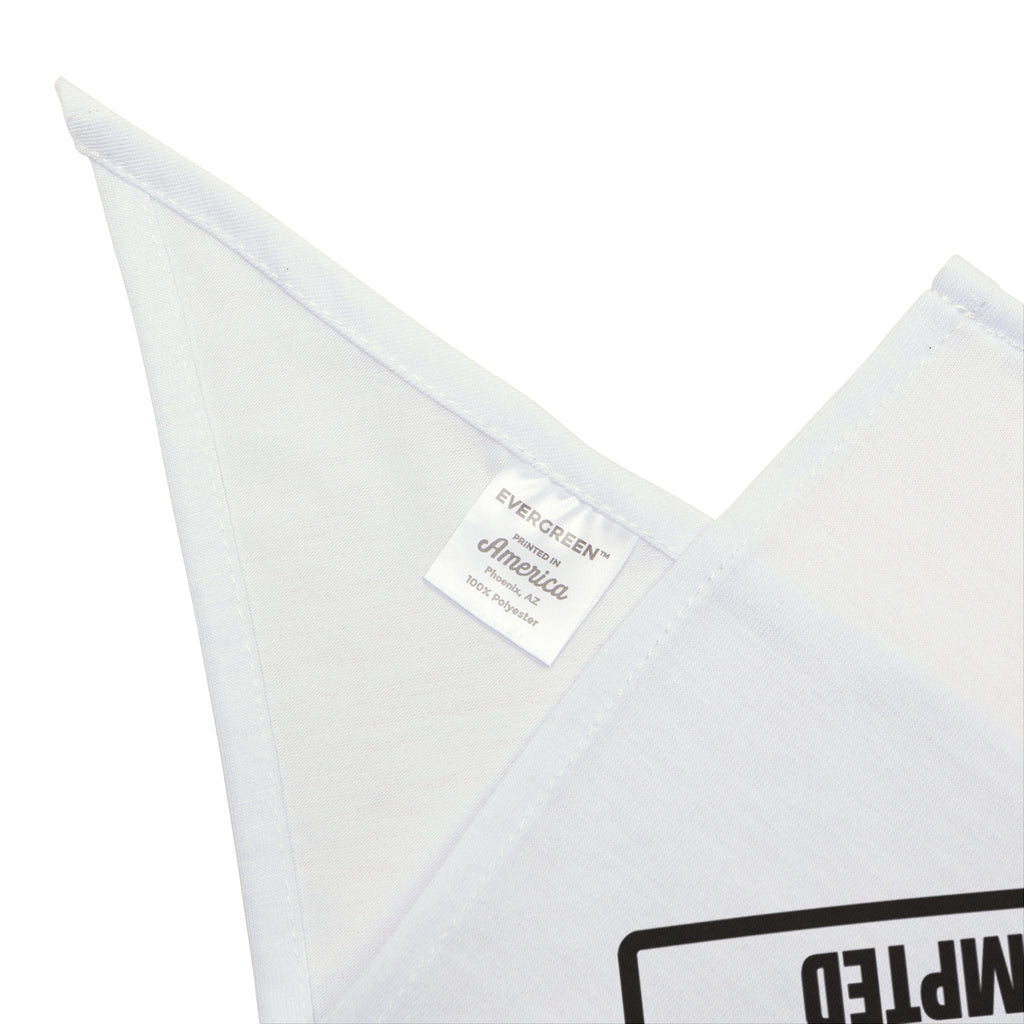 Dog Mom Warning Label Dog Bandana Funny Photo Overload For Dog Moms