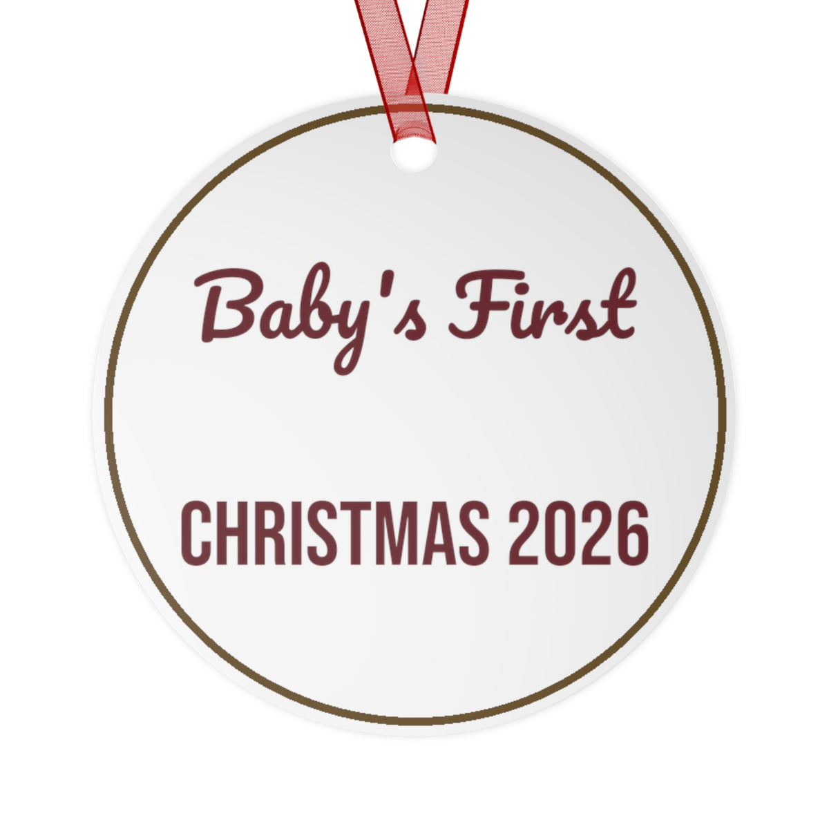 Christmas Ornament 2026 Baby's First Christmas Keepsake For Newborn