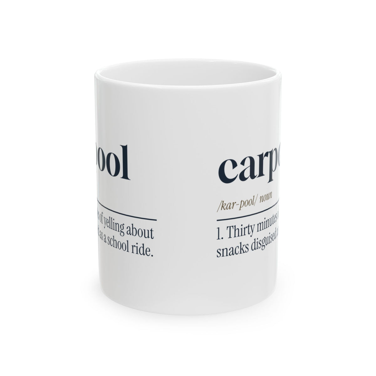 Carpool Mom Coffee Mug Thirty Minutes Yelling