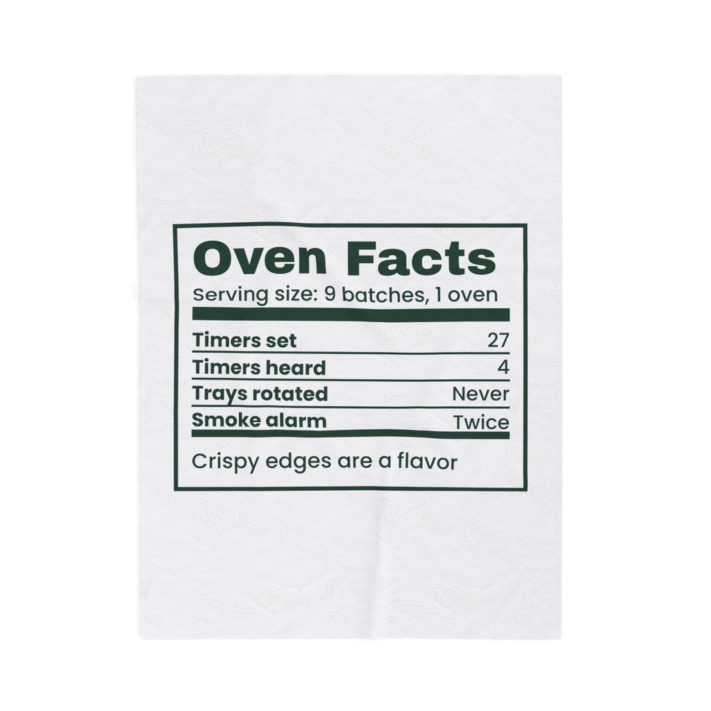 Funny Christmas Baking Throw Blanket Oven Facts For Cookie Bakers