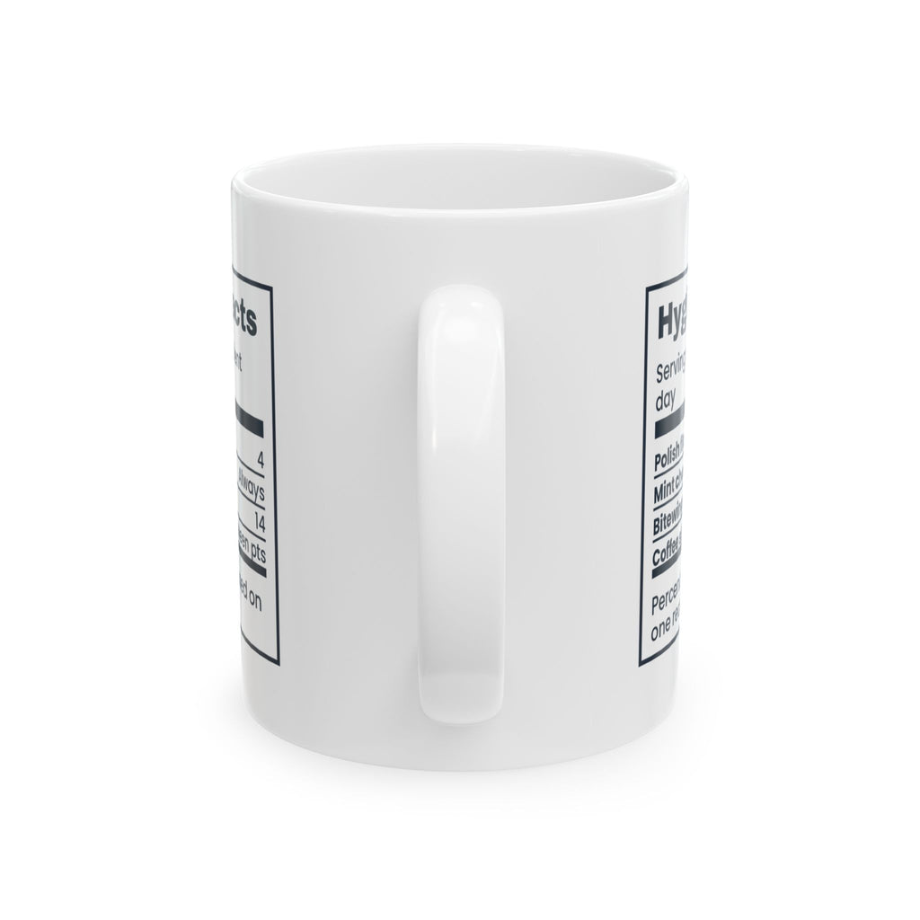 Funny Dental Hygienist Mug Polish Flavors Offered Mint Chosen Facts