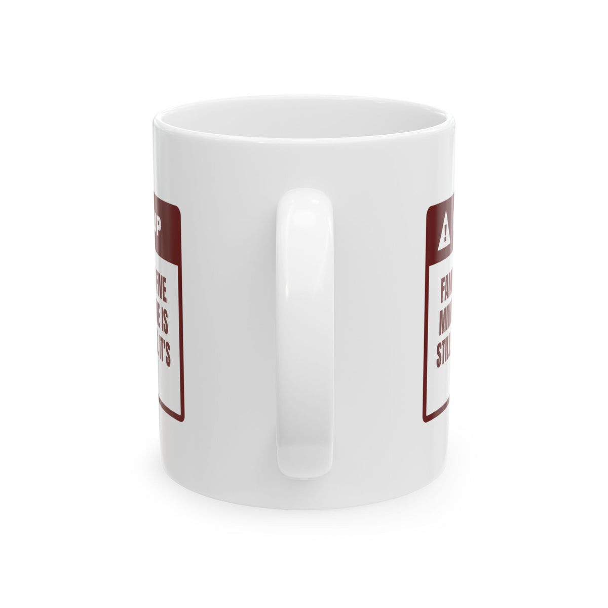 Funny Family Christmas Coffee Mug Family Photo Grandpa Still In Pajamas