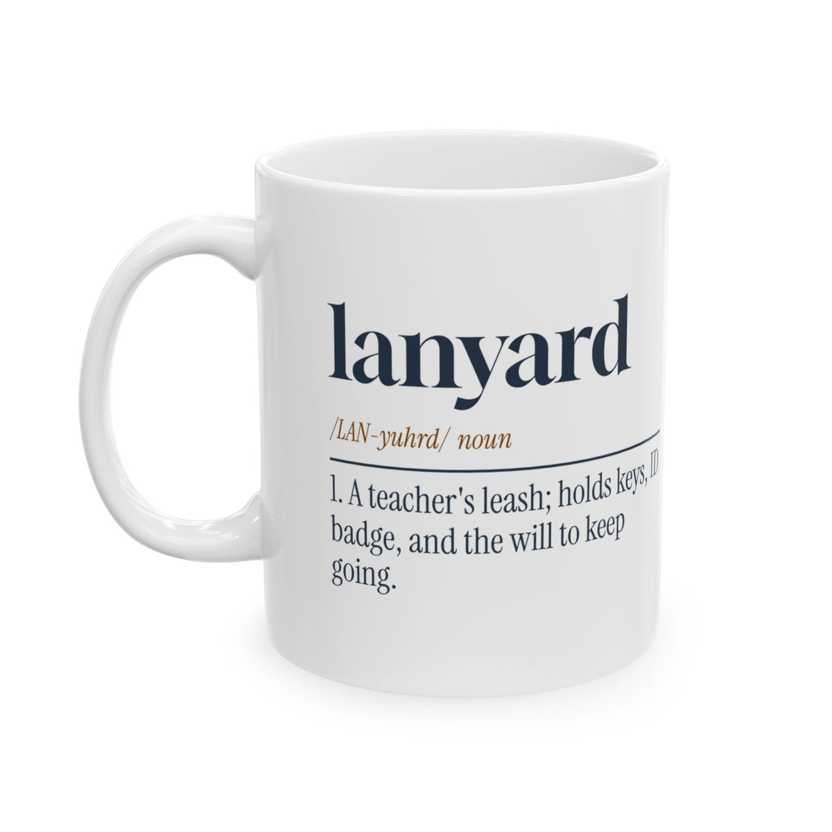 Funny Teacher Lanyard Coffee Mug Holds It All Together For Teachers