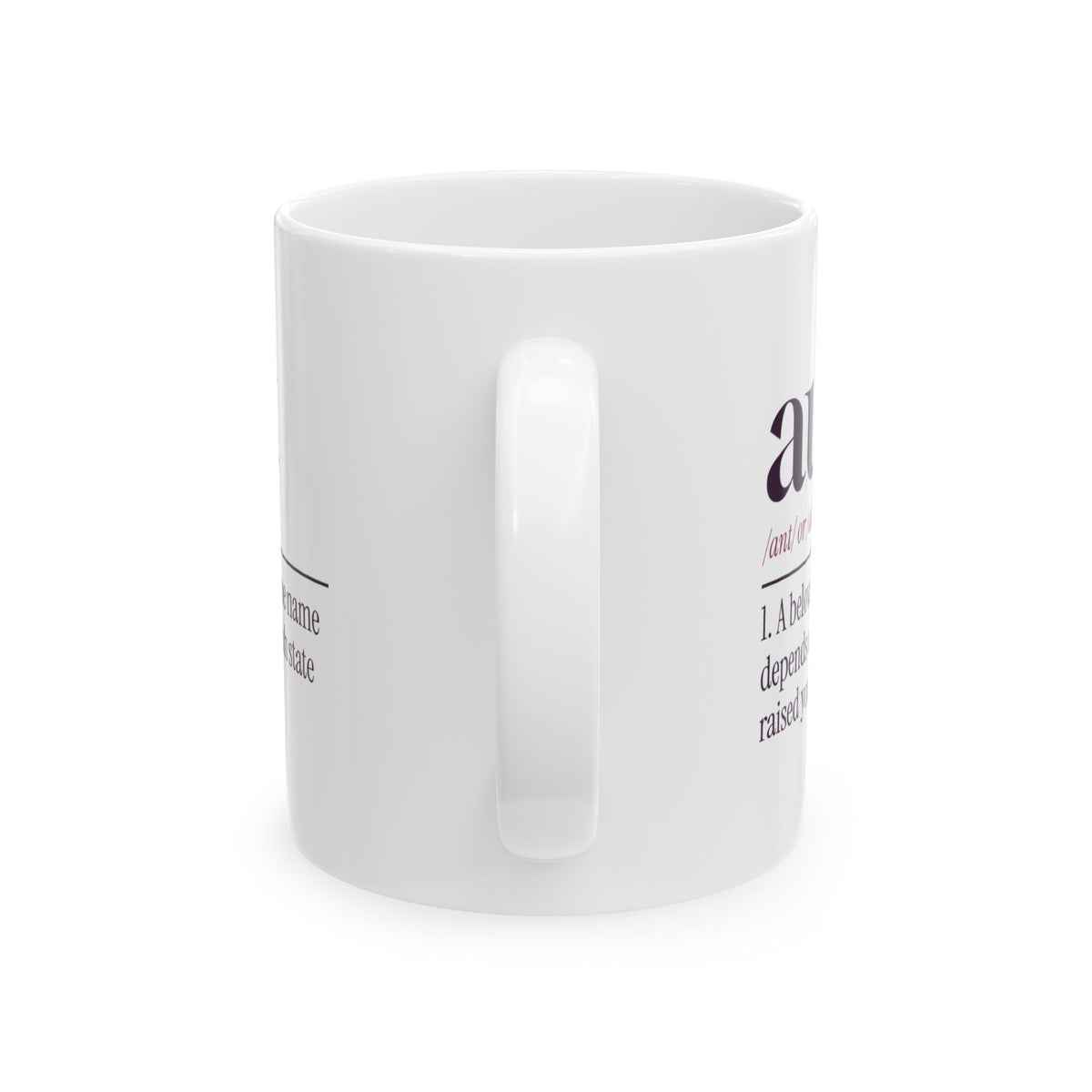 Funny Aunt Dictionary Mug Ant Or Ahnt Coffee Cup For Aunties