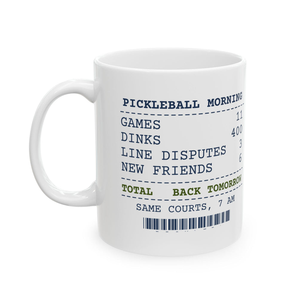 Funny Pickleball Coffee Mug Dinks 400 Line Disputes 3 Receipt