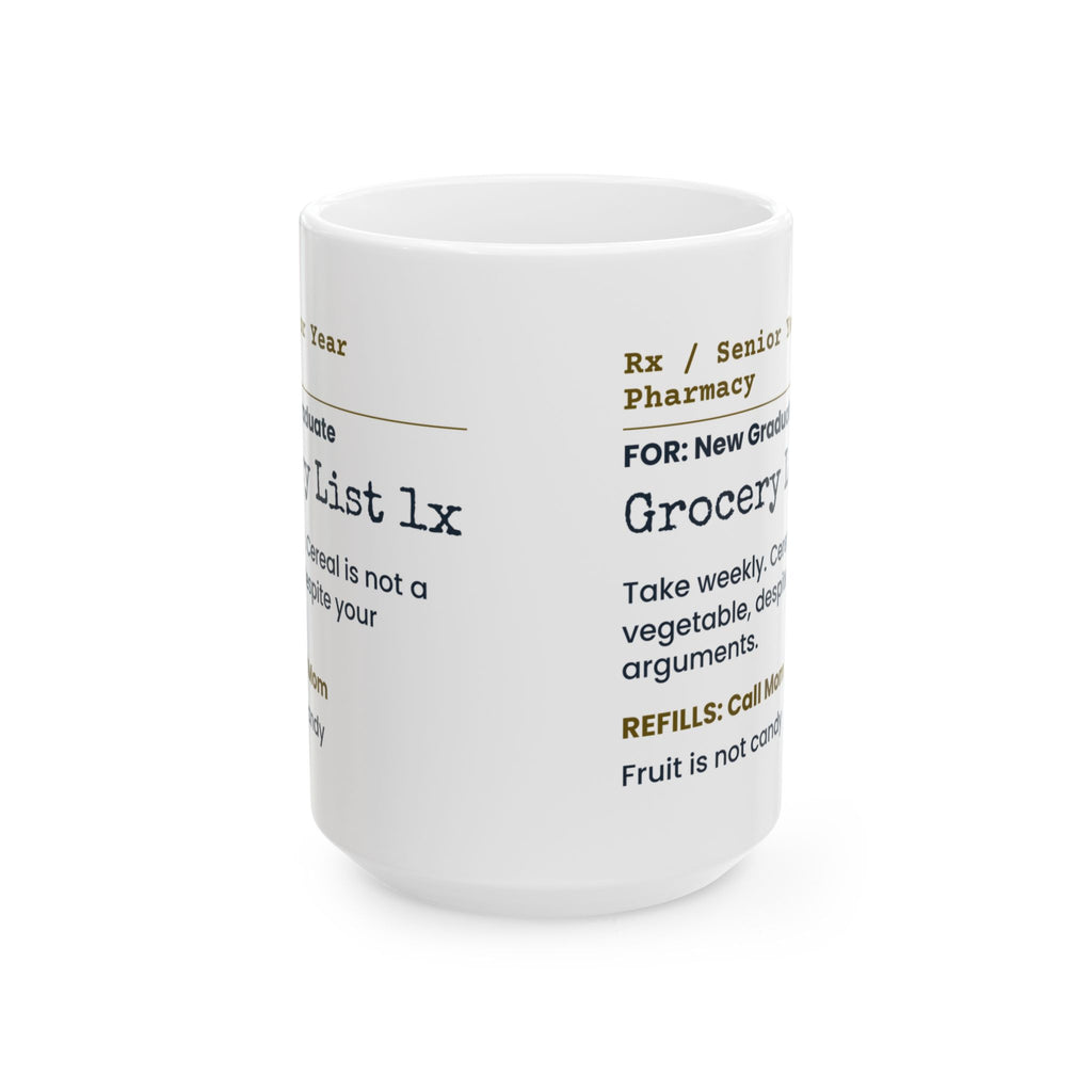 Funny Graduation Coffee Mug Cereal Is Not A Vegetable Prescription