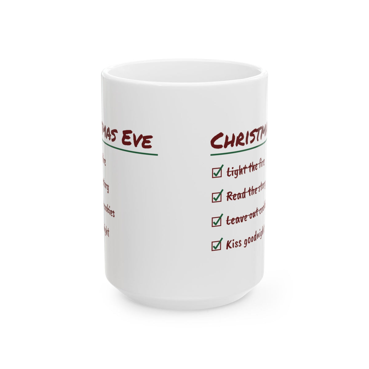 Christmas Coffee Mug Read The Story Leave Out Cookies Christmas Eve