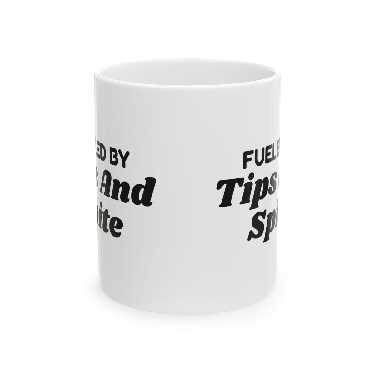 Delivery Driver Coffee Mug Fueled By Tips And Spite