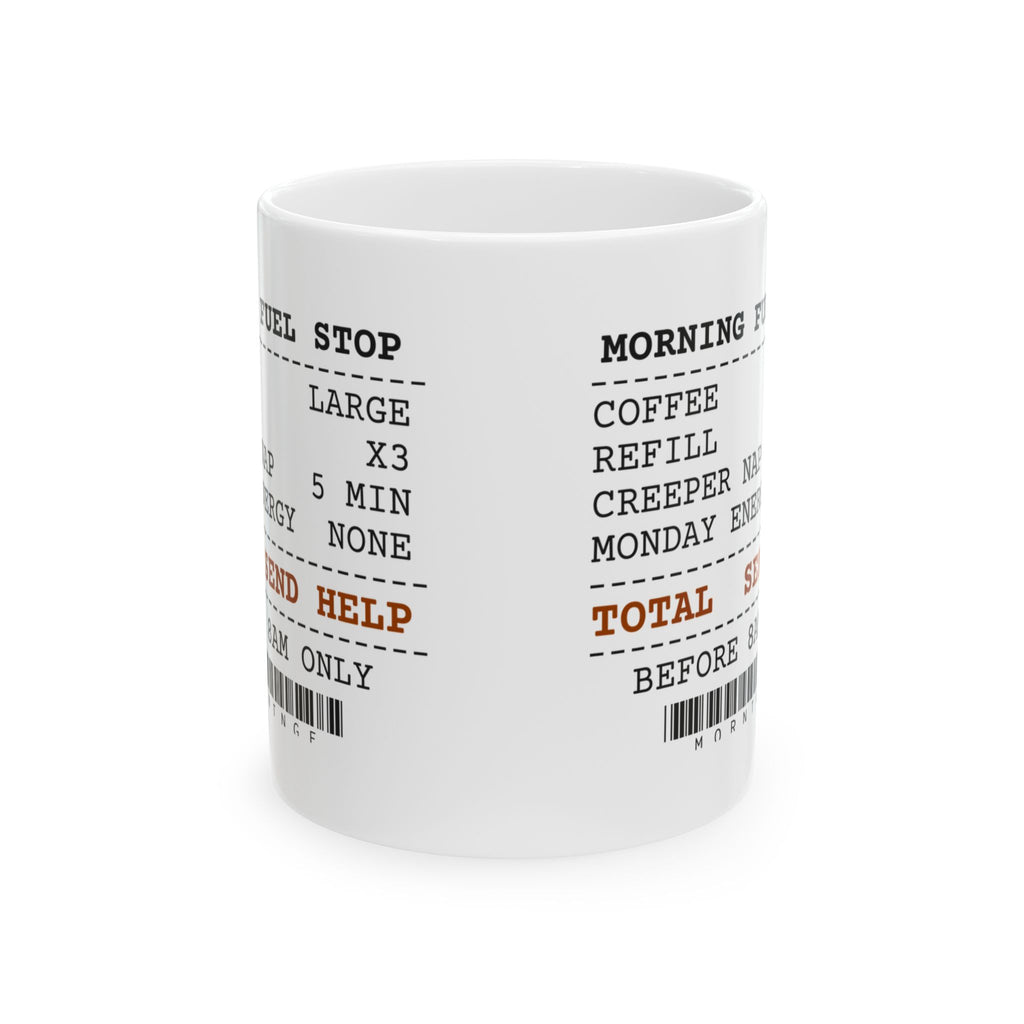 Send Help Morning Fuel Stop Coffee Mug For Mechanics