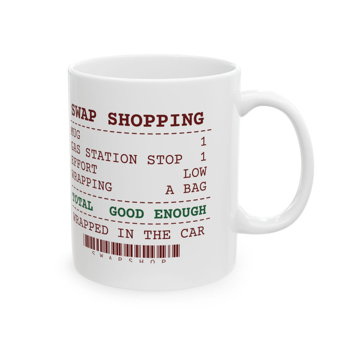 Funny White Elephant Coffee Mug Gas Station Find Wrapped In The Car