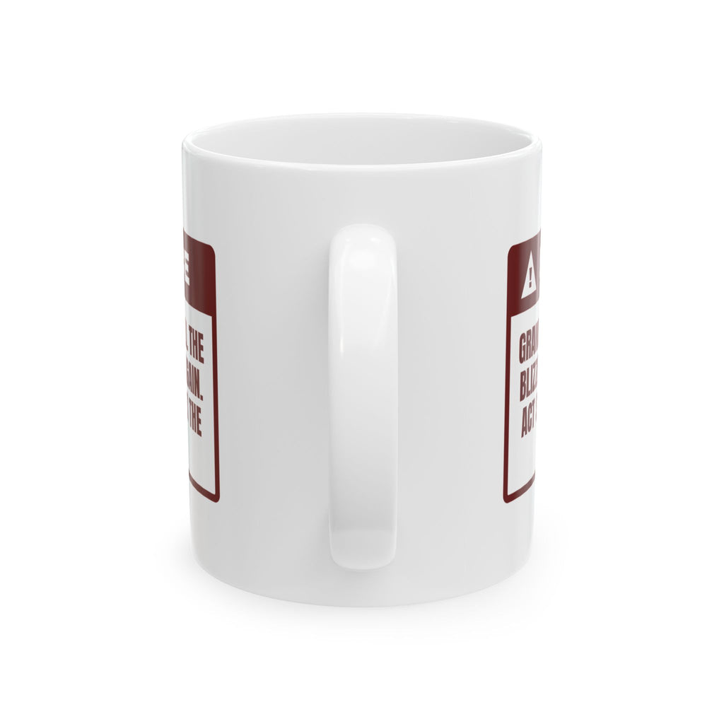 Funny Christmas Grandpa Coffee Mug Grandpa Will Tell The Blizzard Story