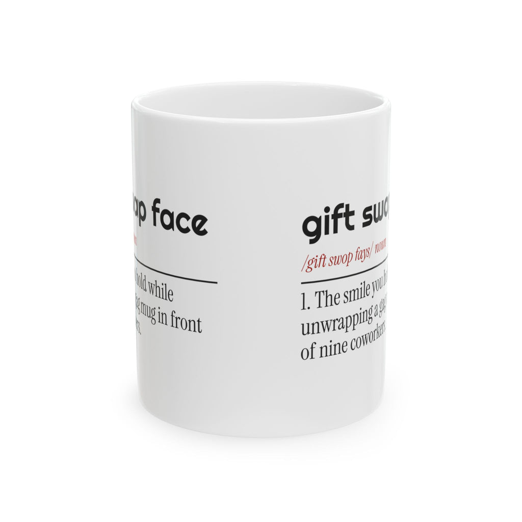 Funny White Elephant Coffee Mug Gift Swap Face Dictionary For Gift Swaps