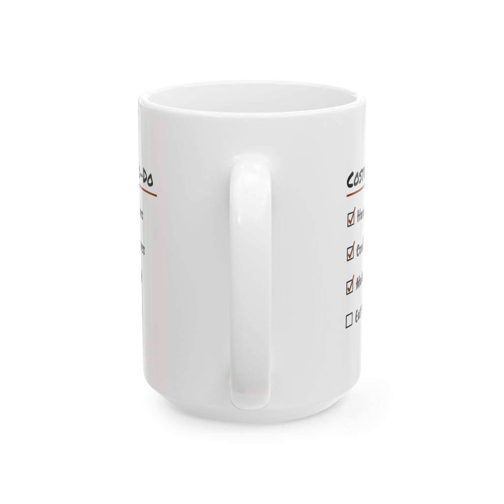 Funny Teacher Coffee Mug Costume Day Checklist Design For Teachers