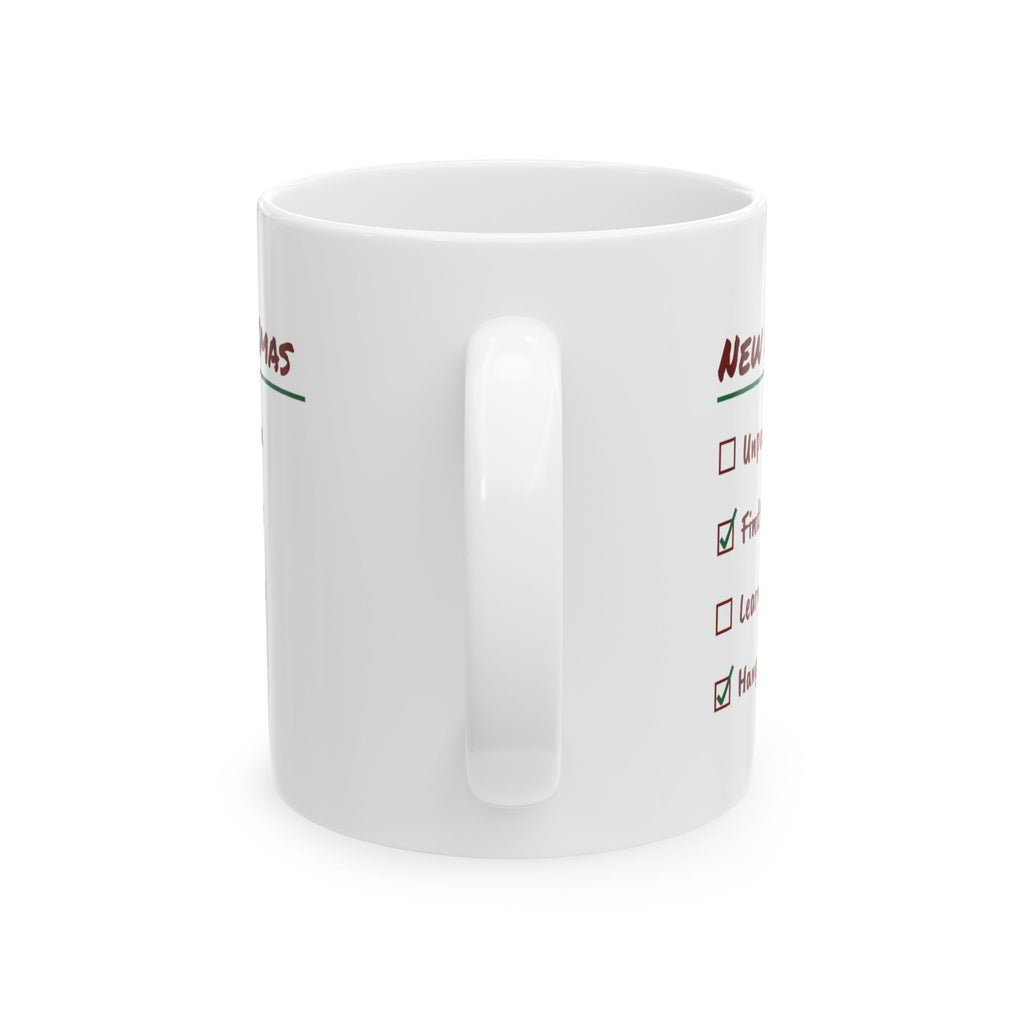 Funny Christmas Coffee Mug Learn The Breakers Hang One Wreath New House