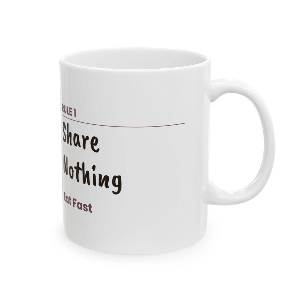 Funny Easter Basket Rules Coffee Mug For Candy Stealing Parents