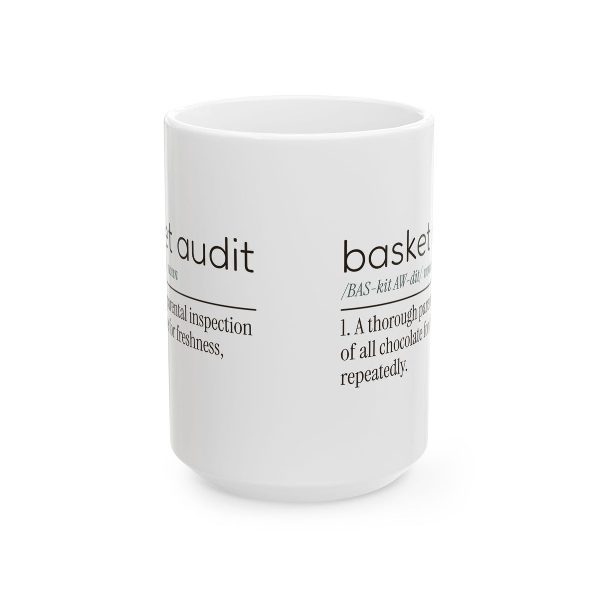 Funny Easter Basket Audit Coffee Mug For Candy Stealing Parents