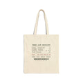 Funny Christmas Tote Bag Tree Lot Receipt For Dad