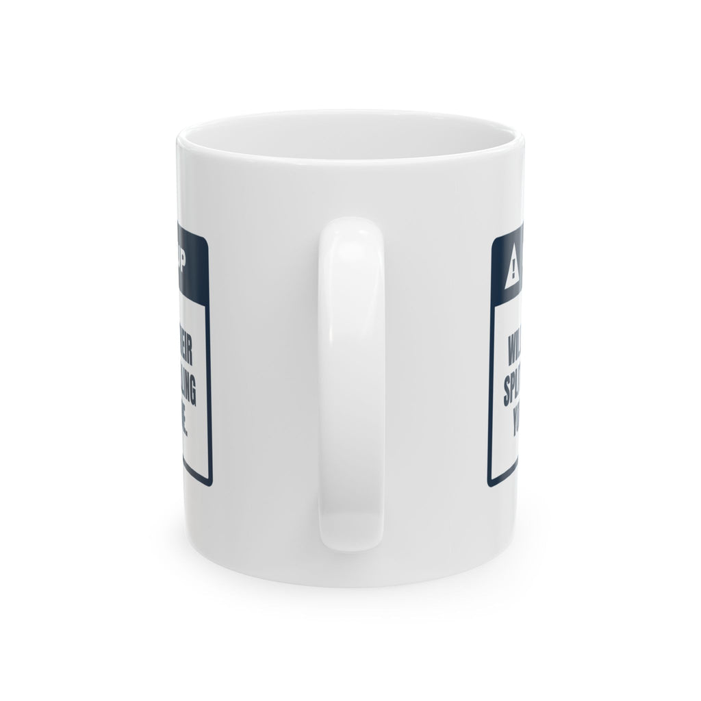 Funny Track Coffee Mug Tells You Their Split Before Their Name