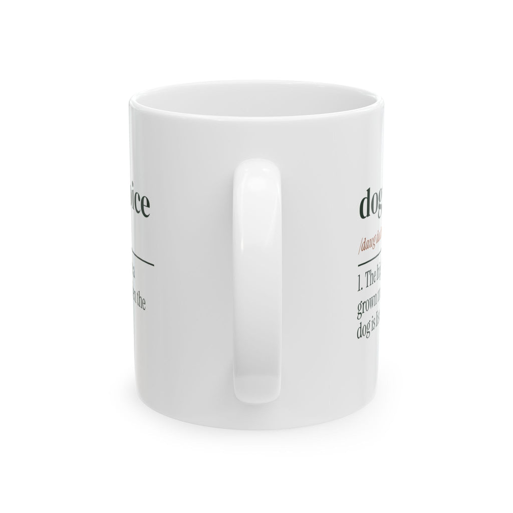 Funny Dog Dad Father's Day Coffee Mug Dog Dad Voice Dictionary