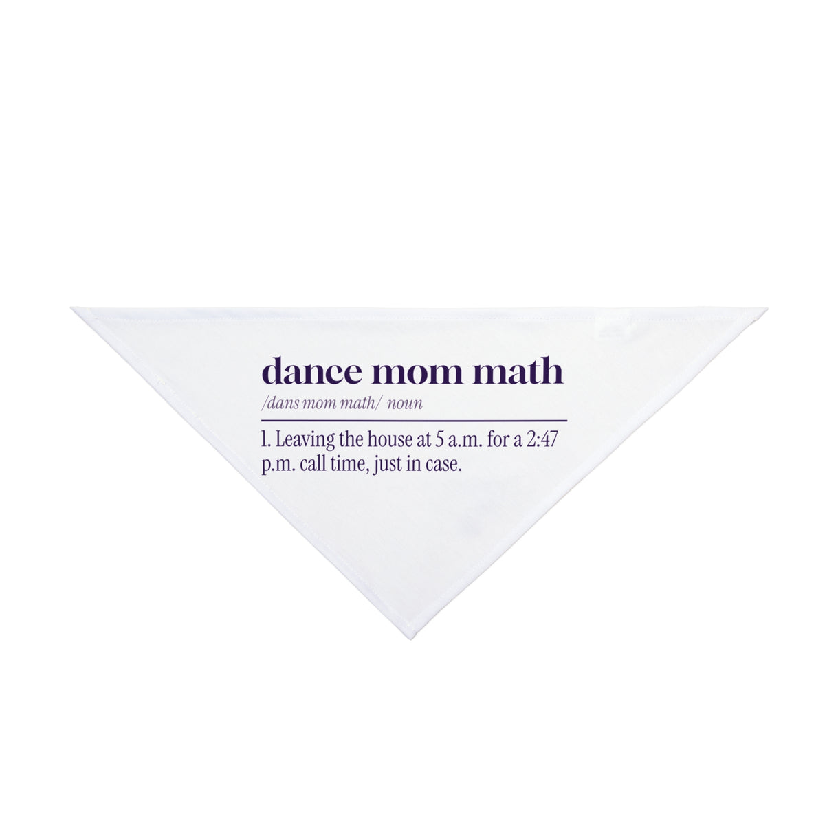Funny Dance Mom Dog Bandana Dance Mom Math Dictionary Definition