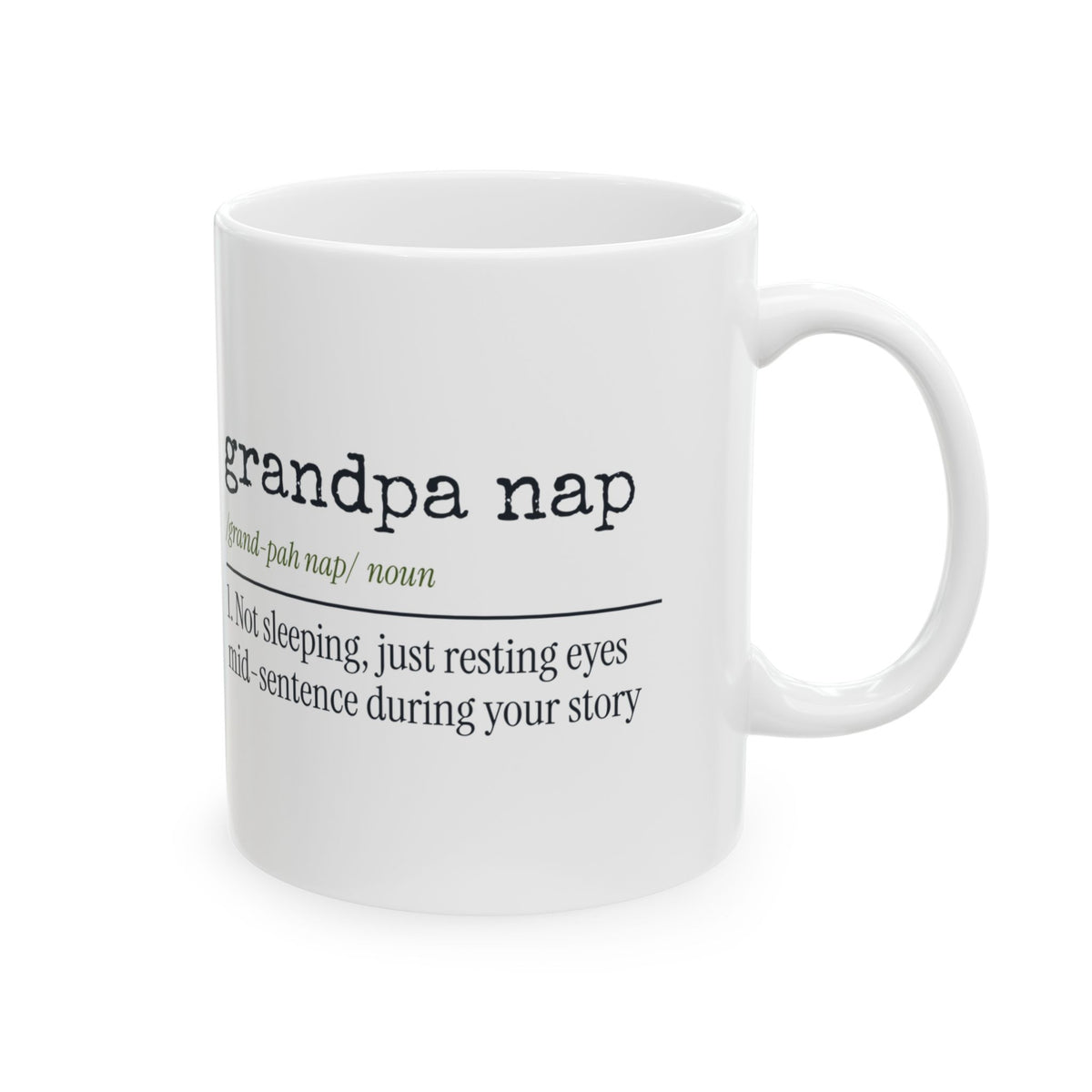 Funny Grandpa Nap Dictionary Coffee Mug For Grandpa