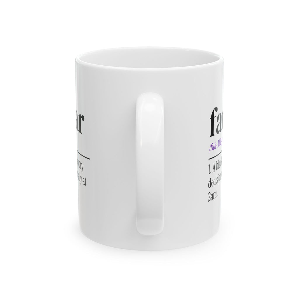 Funny Halloween Coffee Mug Familiar Definition For Cat Lovers