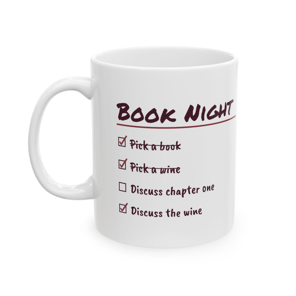 Funny Wine Lover Coffee Mug Discuss Chapter One Discuss The Wine Instead