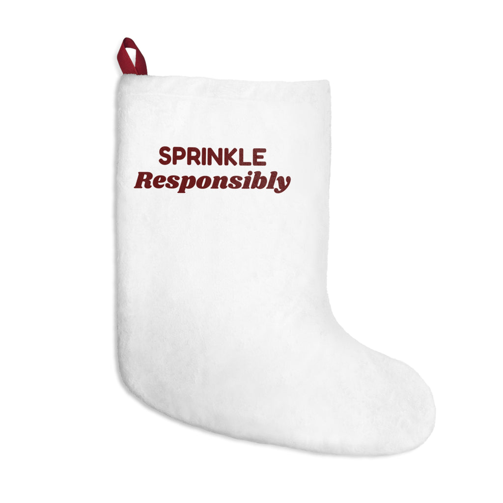 Funny Christmas Cookie Baking Christmas Stocking Sprinkle Responsibly