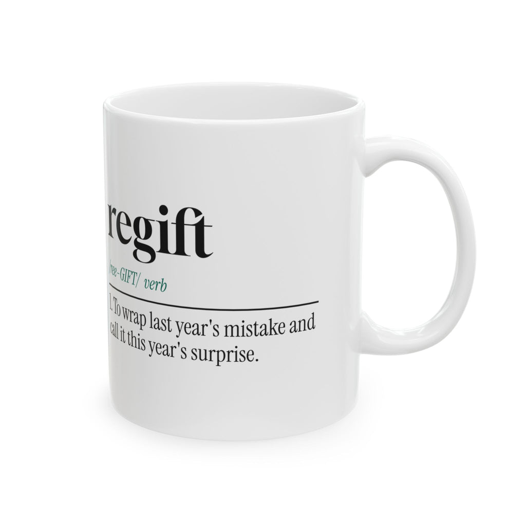 White Elephant Coffee Mug Last Years Mistake