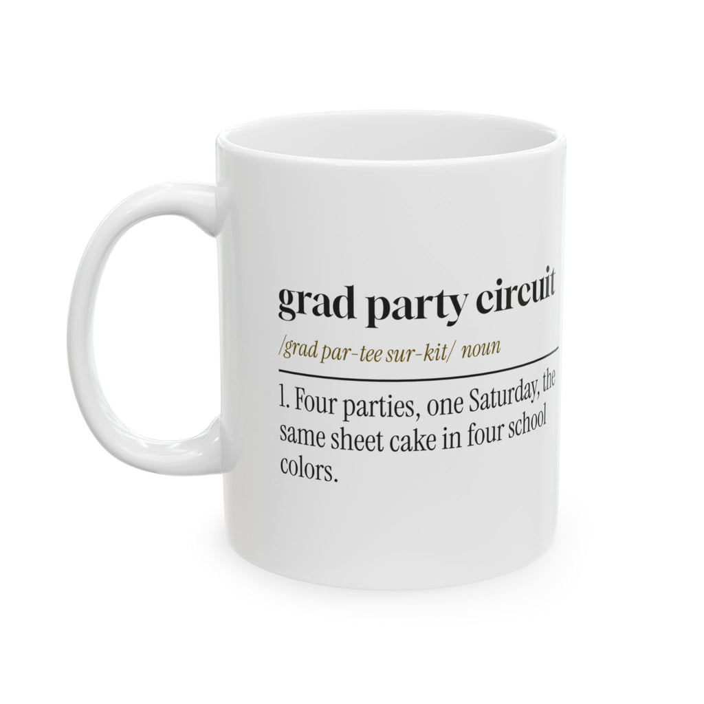 Funny Graduation Coffee Mug Grad Party Circuit Dictionary High School