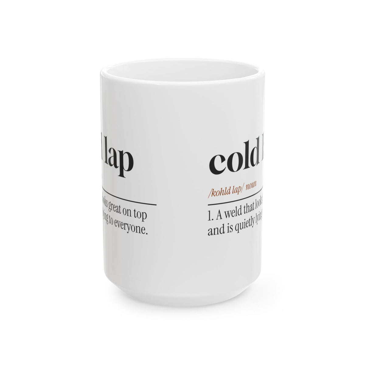 Funny Welder Coffee Mug Cold Lap Dictionary Definition For Welders