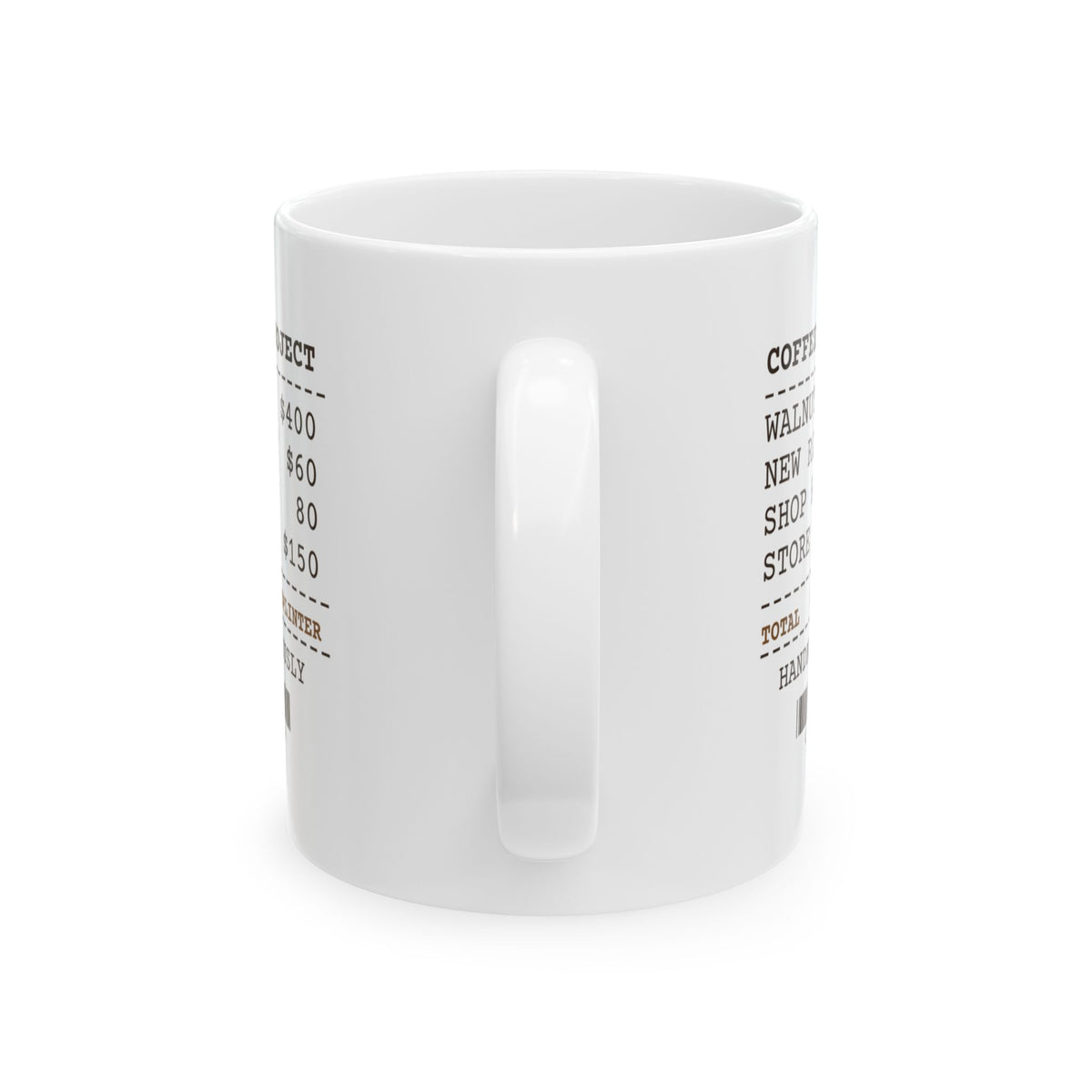 Funny Woodworking Coffee Mug Coffee Table Project Receipt For Woodworkers