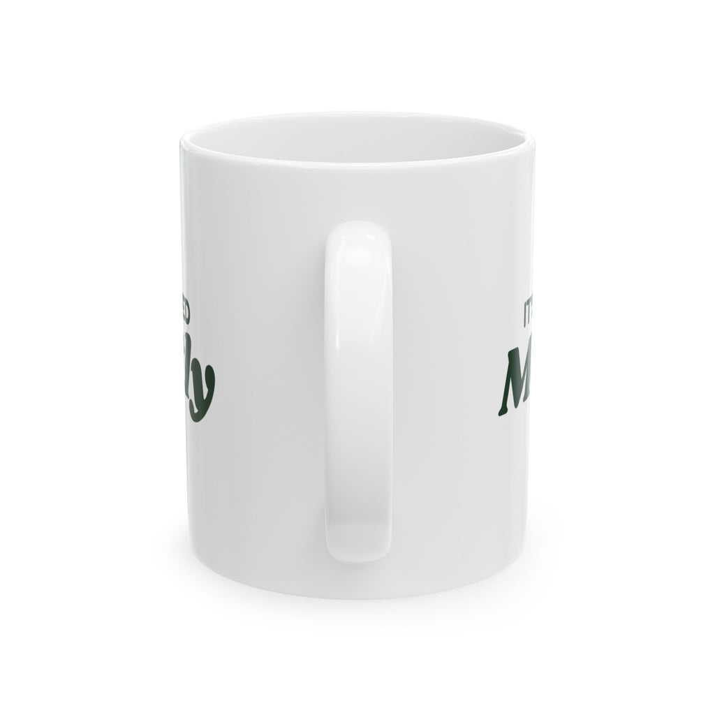 Funny Christmas Coffee Mug It's Wrapped Mostly For Bad Wrappers