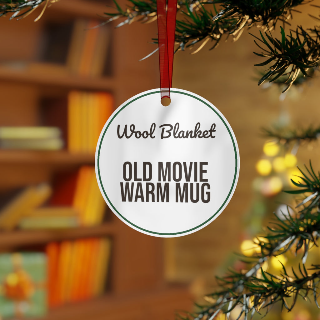 Cozy Christmas Ornament Wool Blanket Old Movie Warm Mug
