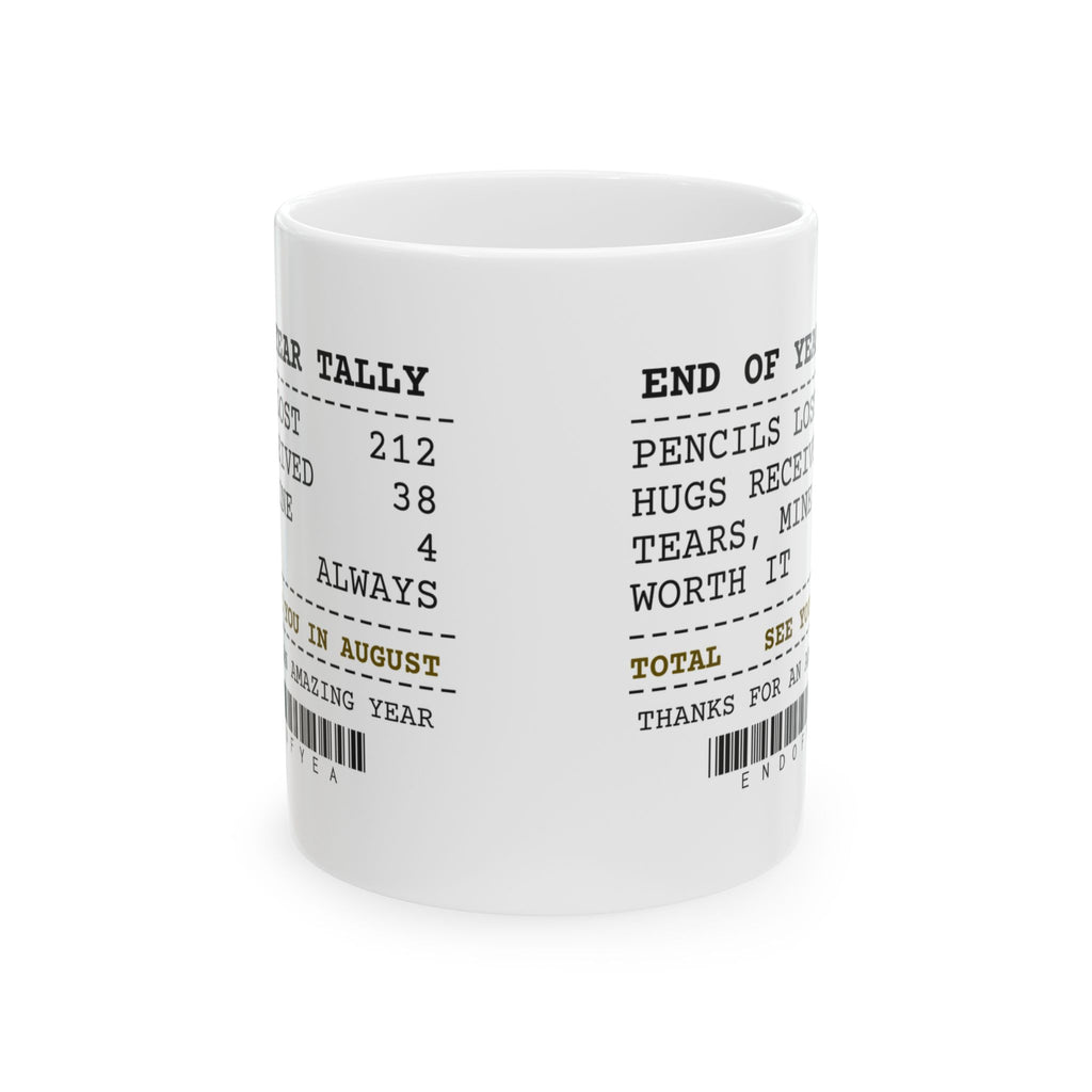 Teacher Coffee Mug Pencils Lost See You In August
