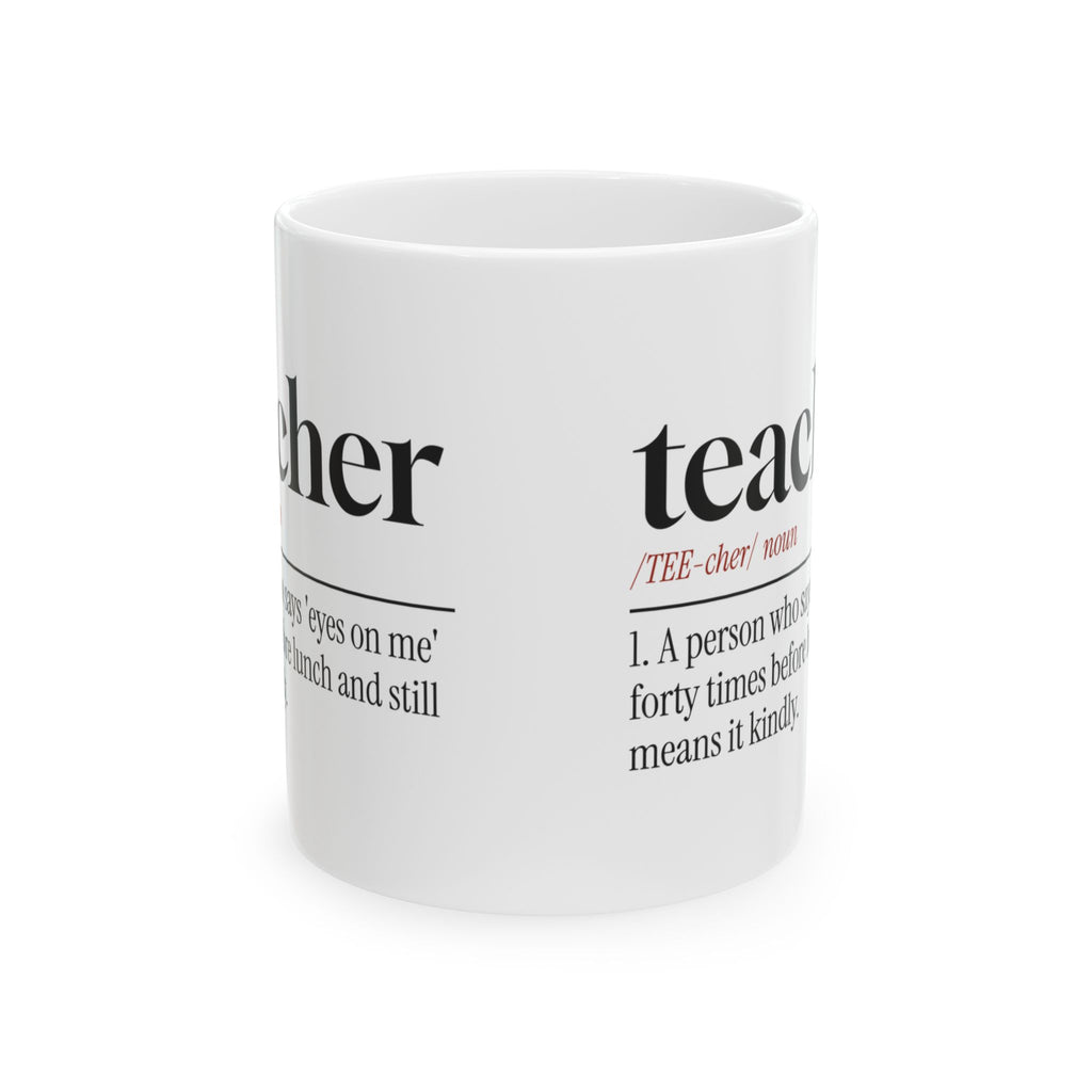Teacher Appreciation Mug Teacher Dictionary Definition