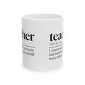 Teacher Appreciation Mug Teacher Dictionary Definition