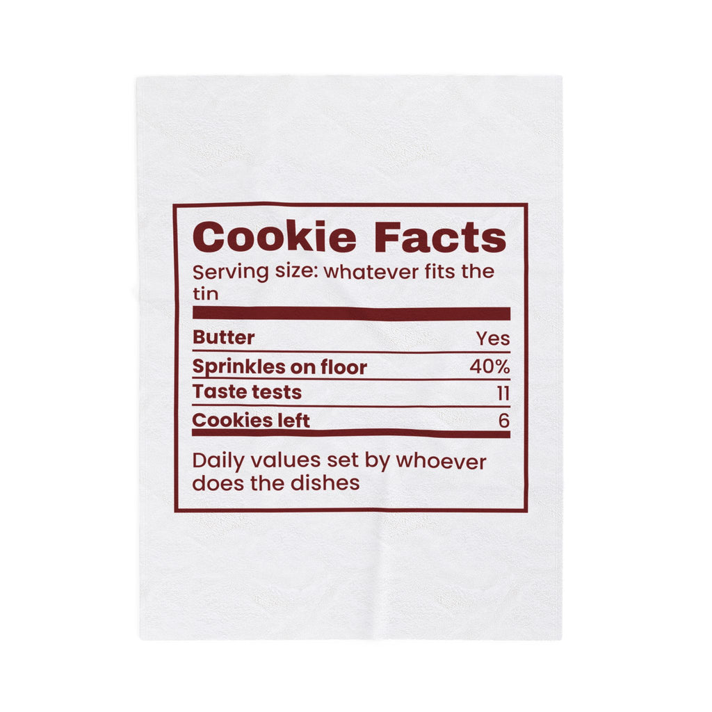 Funny Christmas Baking Throw Blanket Cookie Facts Taste Tests 11 For Bakers