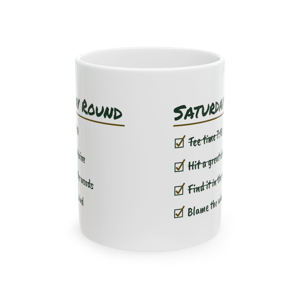 Funny Golf Coffee Mug Find It In The Woods Blame The Wind