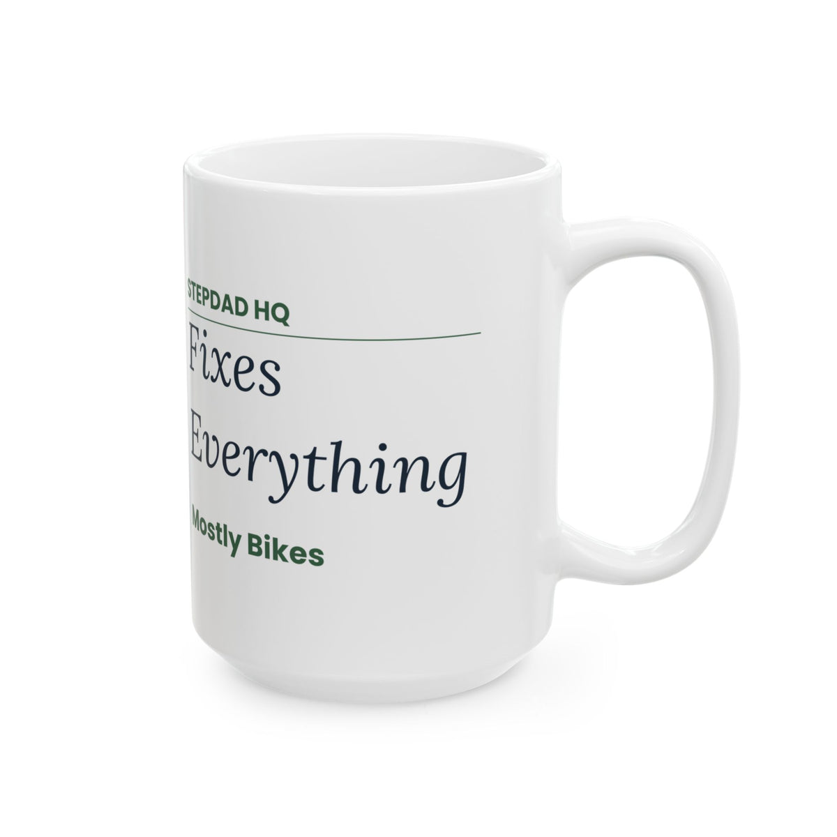 Stepdad HQ Sign Coffee Mug Funny For Bonus Dad