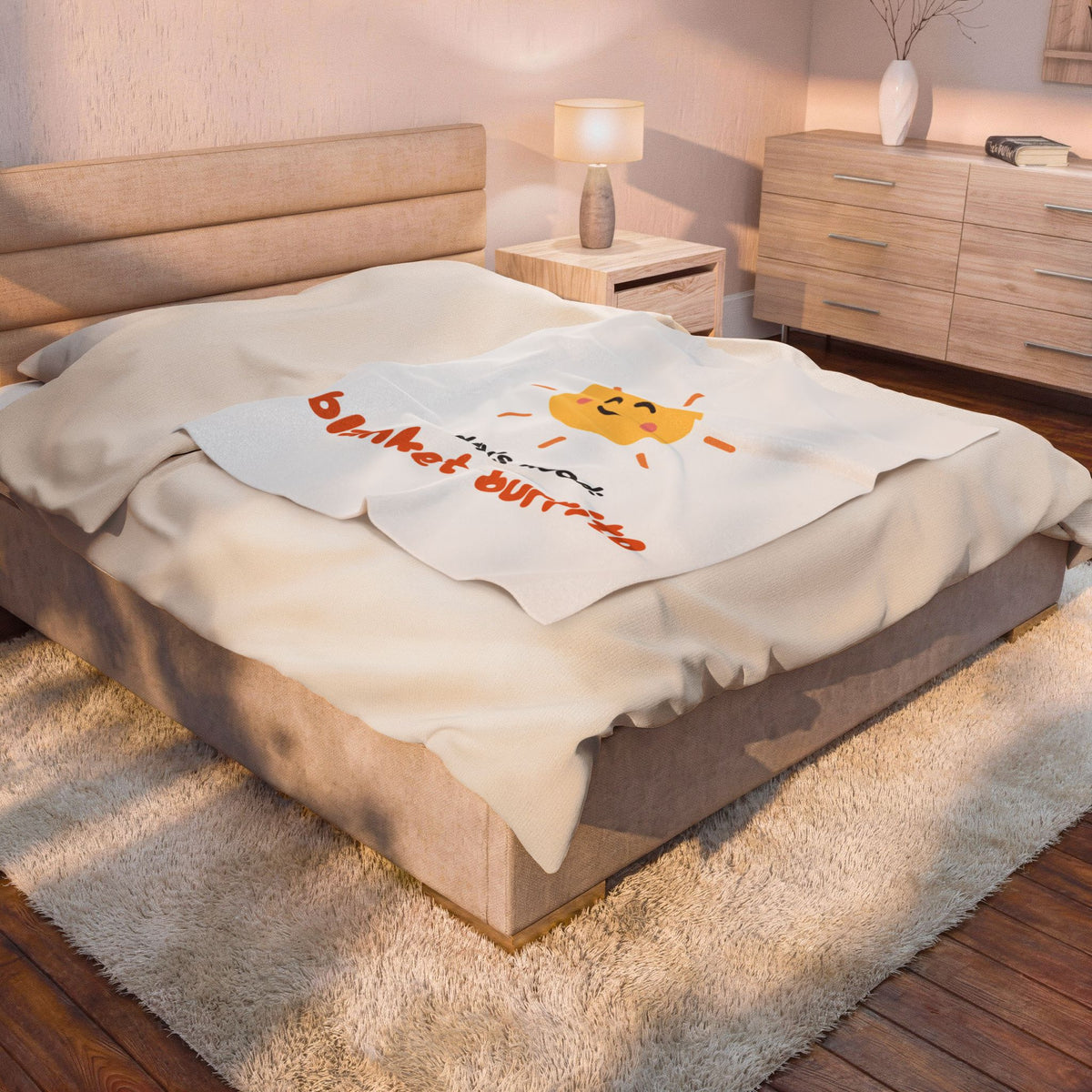 Cute Cozy Throw Blanket Todays Mood Blanket Burrito