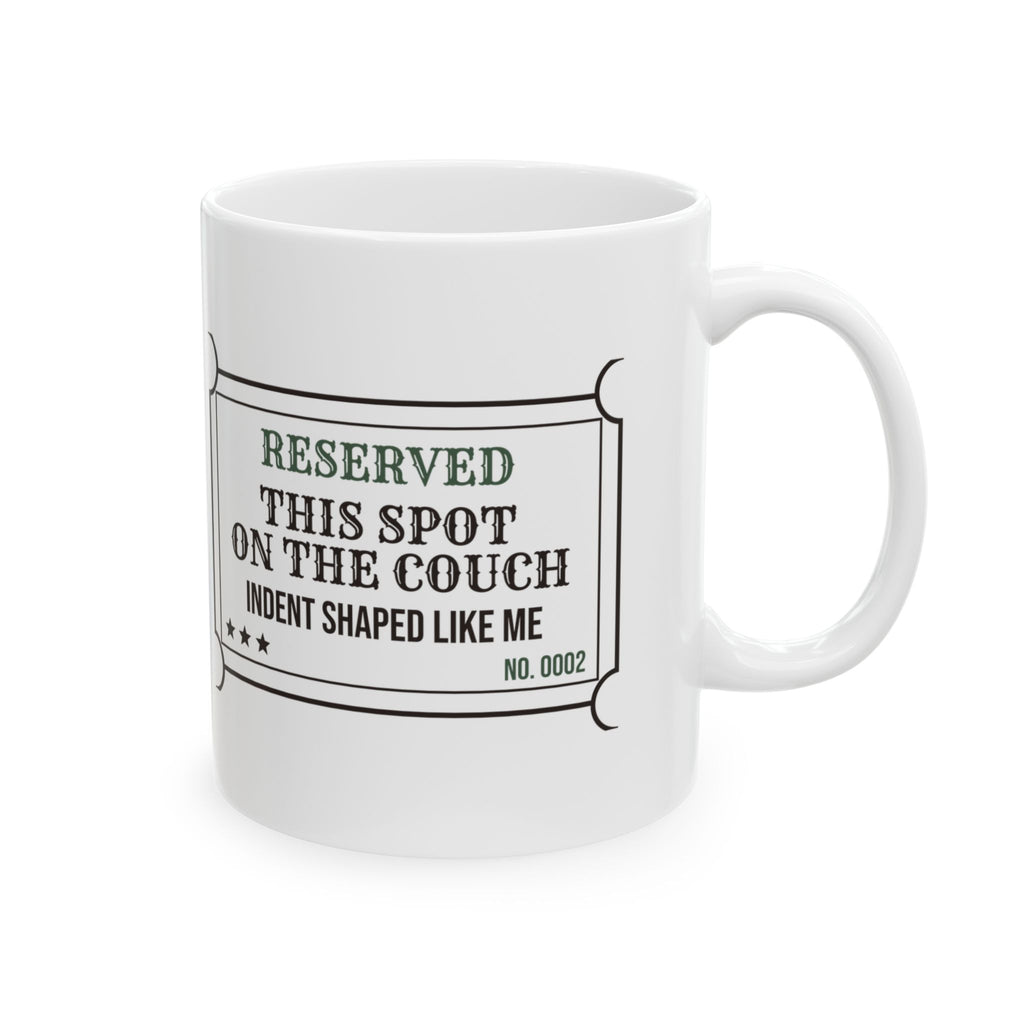 Homebody Coffee Mug Reserved Indent Shaped Like Me