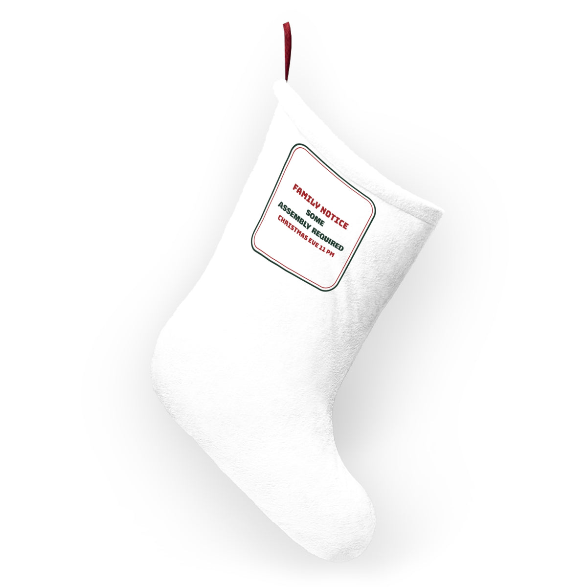 Funny Christmas Stocking Some Assembly Required Christmas Eve 11