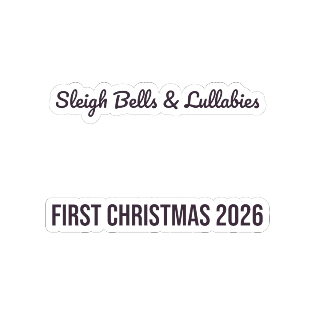 Babys First Christmas 2026 Sticker Sleigh Bells And Lullabies