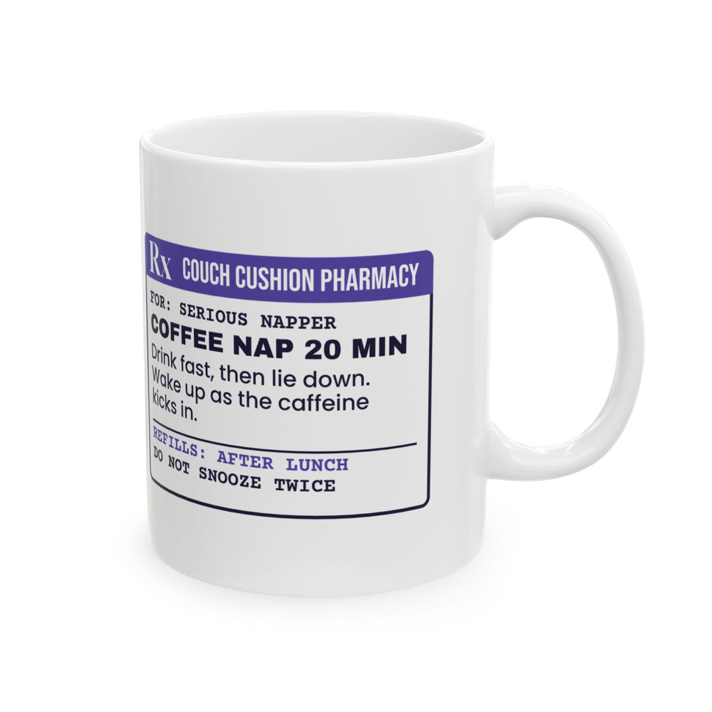 Funny Nap Coffee Mug Coffee Nap Protocol Prescription For Nappers