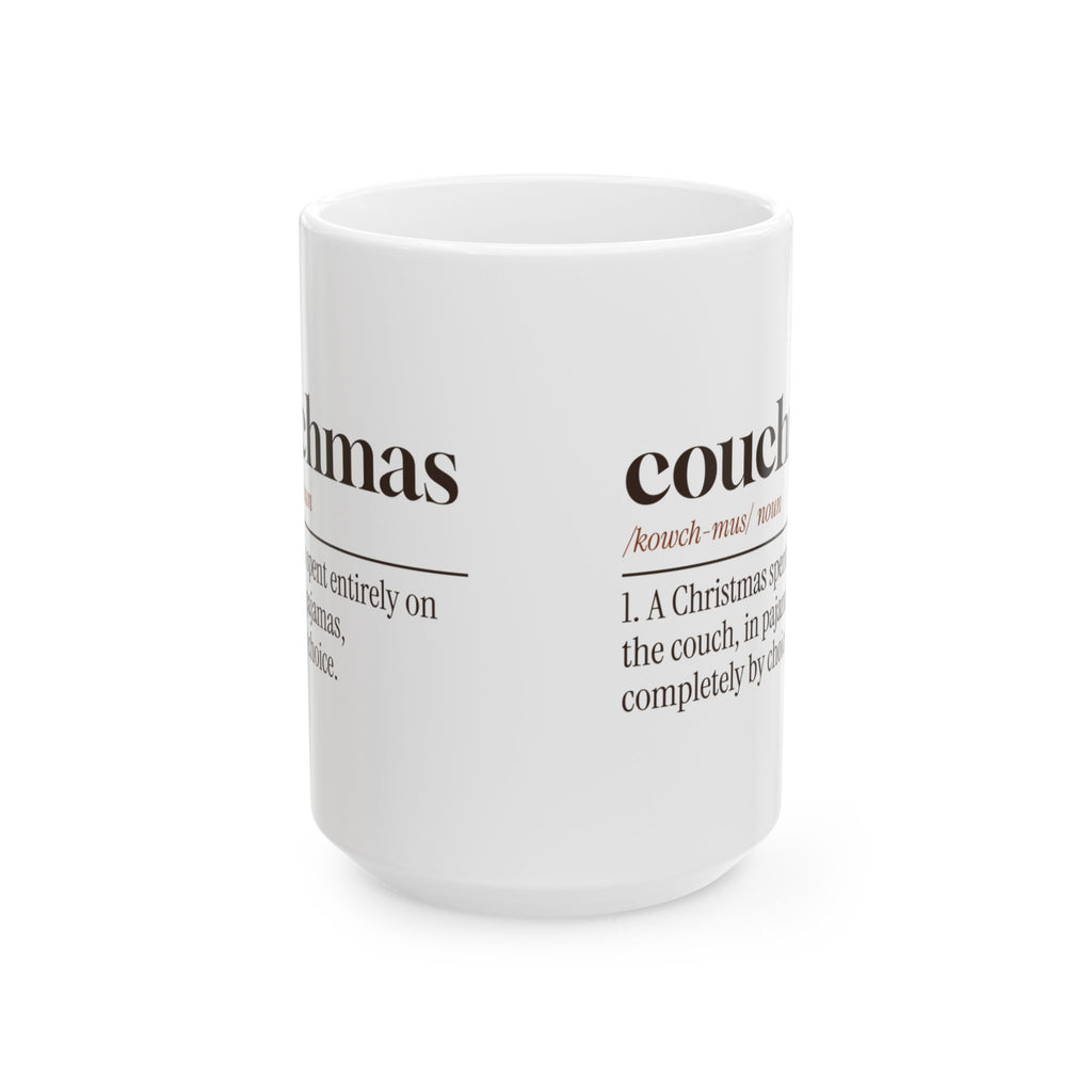 Funny Christmas Introvert Coffee Mug Couchmas Definition