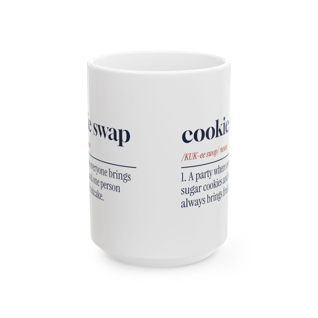 Funny Christmas Baking Coffee Mug Cookie Swap Definition For Bakers