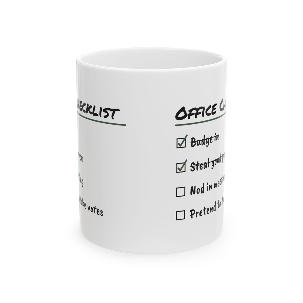 Pretend to Take Notes Coffee Mug For Coworker